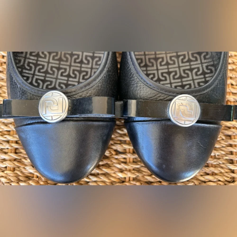 Rockport Women’s Cap Toe Wedges Bow Medallion 9.5‎ W